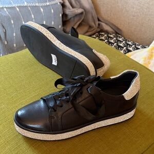 Black and Silver Women's Sneakers